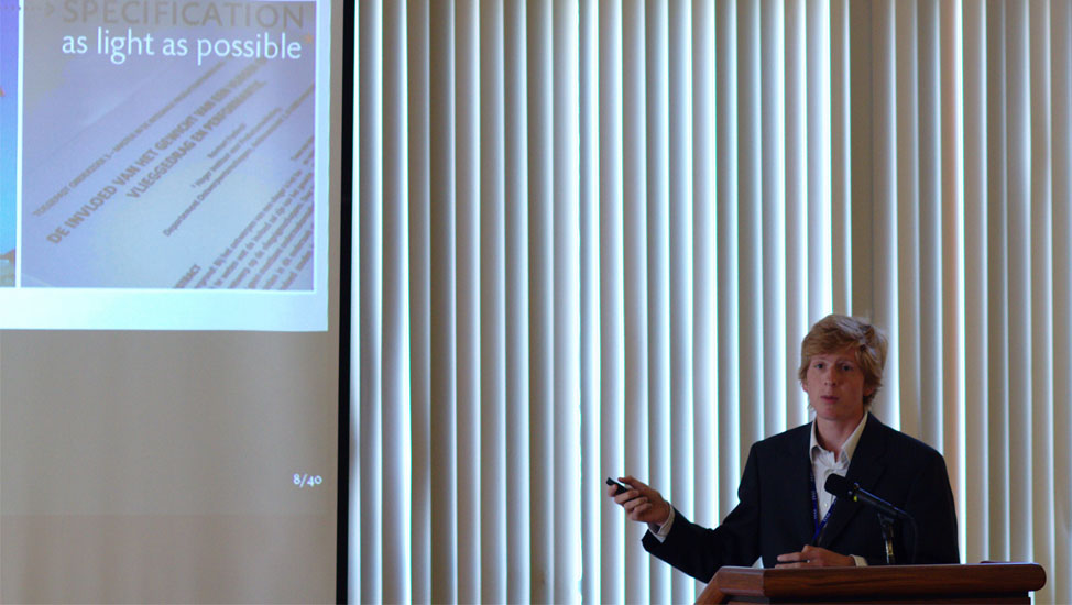 Airborne wind energy conference Reinhart Paelinck